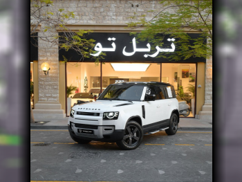 Land Rover  Defender  110 HSE  2024  Automatic  45,200 Km  6 Cylinder  Four Wheel Drive (4WD)  SUV  White  With Warranty