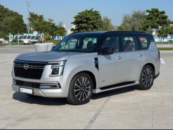 Nissan  Patrol  Platinum turbo  2025  Automatic  10,000 Km  6 Cylinder  Four Wheel Drive (4WD)  SUV  Silver  With Warranty