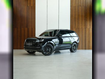 Land Rover  Range Rover  HSE  2024  Automatic  9,547 Km  8 Cylinder  Four Wheel Drive (4WD)  SUV  Black  With Warranty