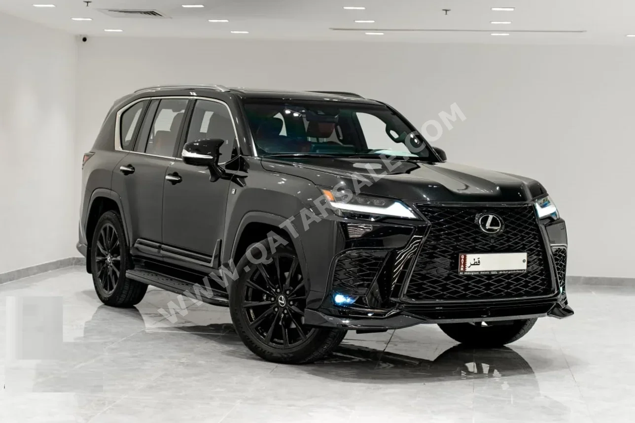 Lexus  LX  600 F Sport  2024  Automatic  25,000 Km  6 Cylinder  Four Wheel Drive (4WD)  SUV  Black  With Warranty