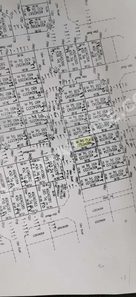 Lands For Sale in Al Shamal  - Abo Dhalouf  -Area Size 660 Square Meter