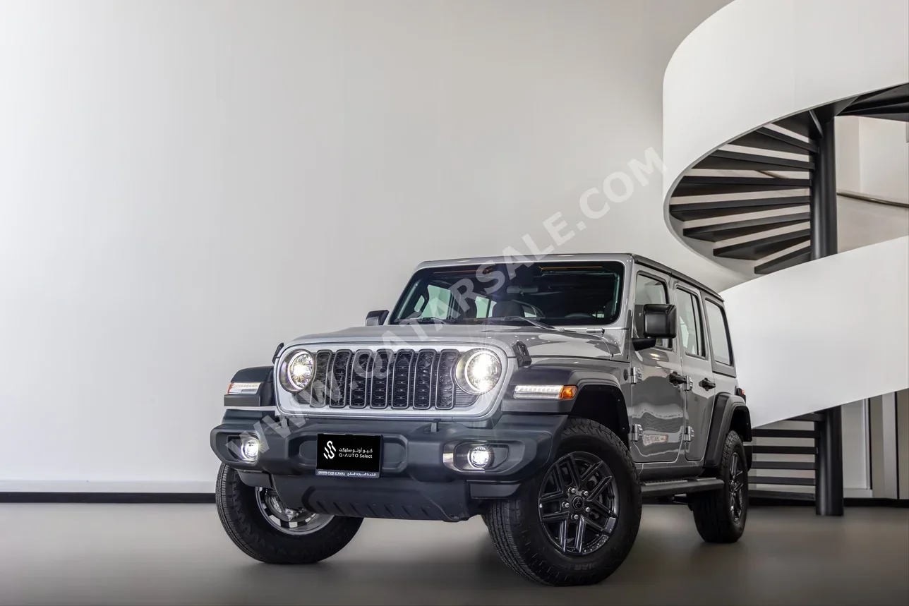 Jeep  Wrangler  Sport  2024  Automatic  0 Km  6 Cylinder  Four Wheel Drive (4WD)  SUV  Silver  With Warranty