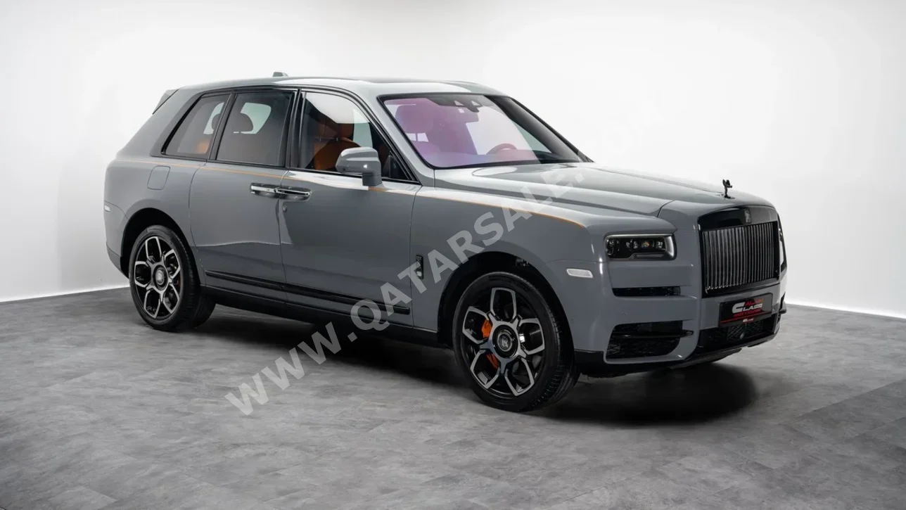 Rolls-Royce  Cullinan  Black Badge  2023  Automatic  15,671 Km  12 Cylinder  Four Wheel Drive (4WD)  SUV  Gray  With Warranty