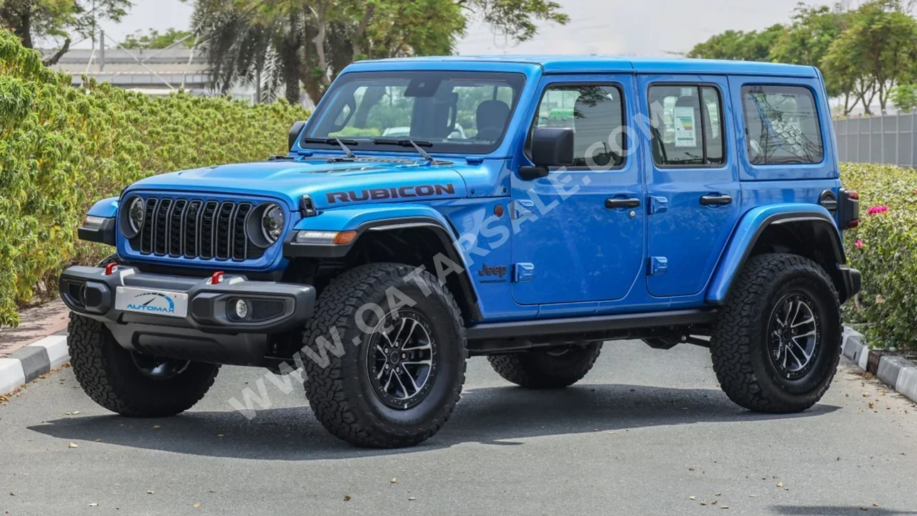 Jeep  Wrangler  Rubicon  2024  Automatic  12 Km  4 Cylinder  Four Wheel Drive (4WD)  SUV  Blue  With Warranty