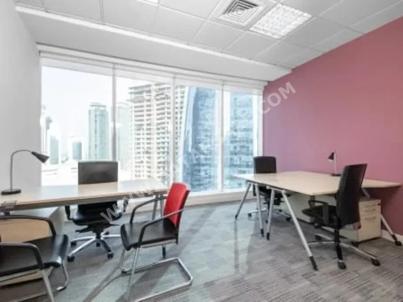 Commercial Offices - Fully Furnished  - Doha  - West Bay