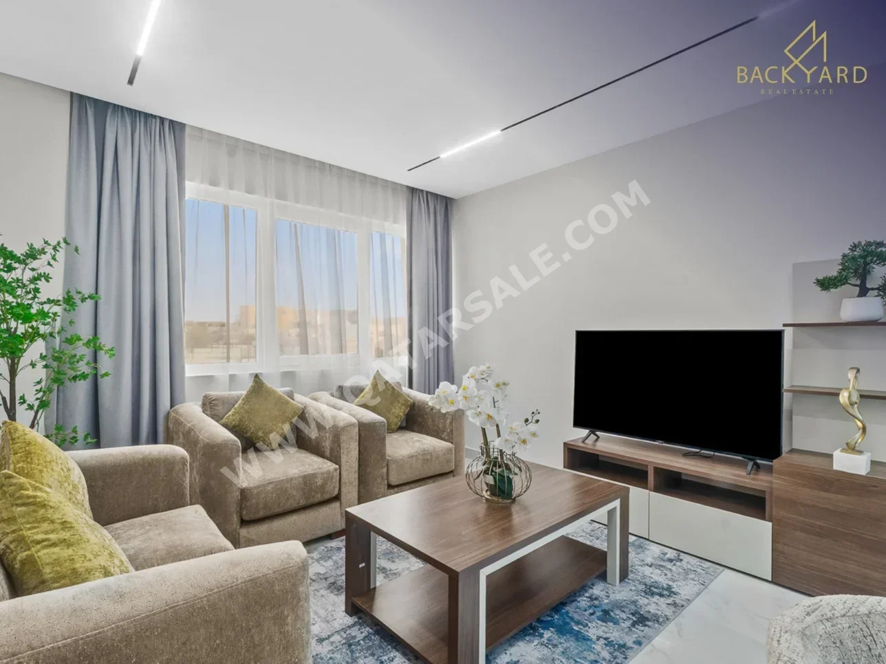 2 Bedrooms  Apartment  For Rent  in Doha -  Madinat Khalifa South  Fully Furnished