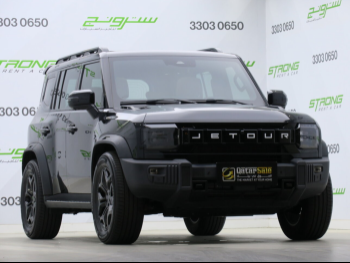 Jetour  T2  Luxury  2025  Automatic  29,000 Km  4 Cylinder  Four Wheel Drive (4WD)  SUV  Black  With Warranty