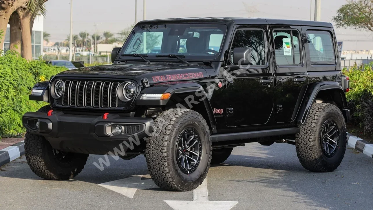 Jeep  Wrangler  Rubicon  2024  Automatic  16 Km  4 Cylinder  Four Wheel Drive (4WD)  SUV  Black  With Warranty