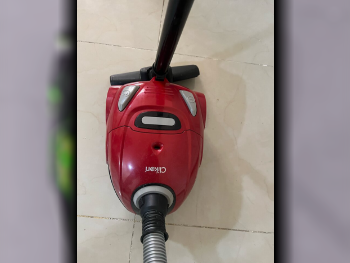 أحمر \  مكنسة تنظيف عميق للسجاد  هادئة