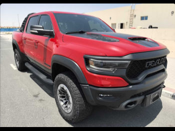 Dodge  Ram  TRX  2022  Automatic  49,000 Km  8 Cylinder  Four Wheel Drive (4WD)  Pick Up  Red  With Warranty