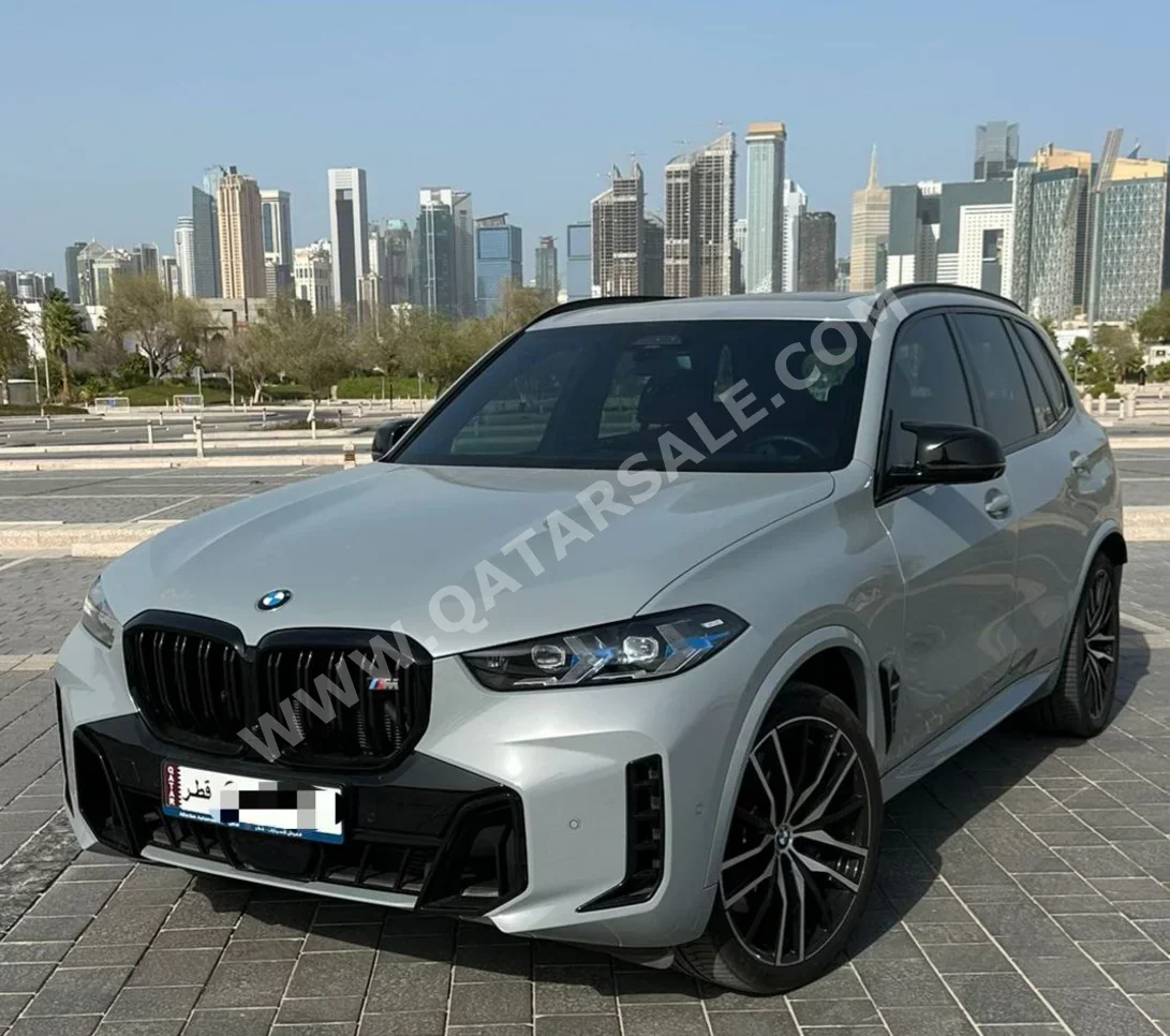 BMW  X-Series  X5 M60i  2024  Automatic  37,000 Km  8 Cylinder  Four Wheel Drive (4WD)  SUV  Gray Nardo  With Warranty
