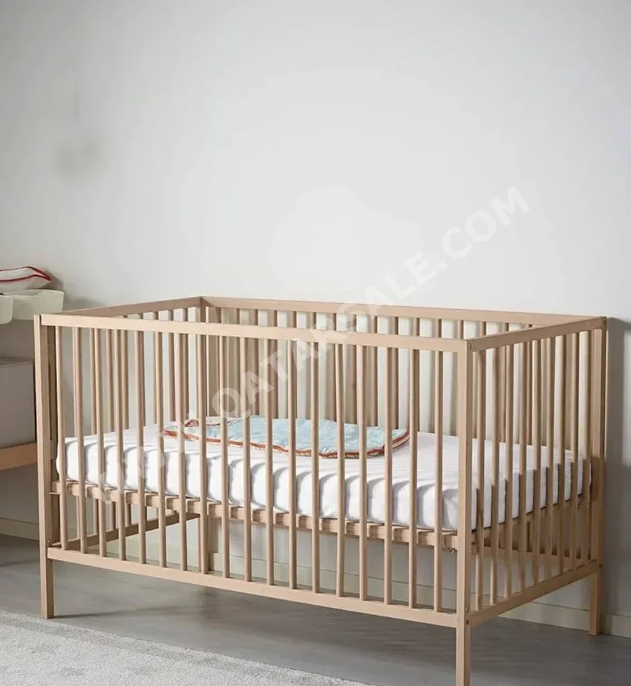 Kids Beds - Baby Crib  - IKEA  - Brown