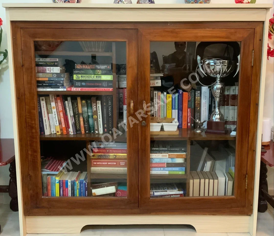 Bookcases & Shelving Units Shelving Unit with Doors  - Beige
