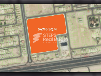 Lands For Sale in Doha  - Al Thumama  -Area Size 54,716 Square Meter