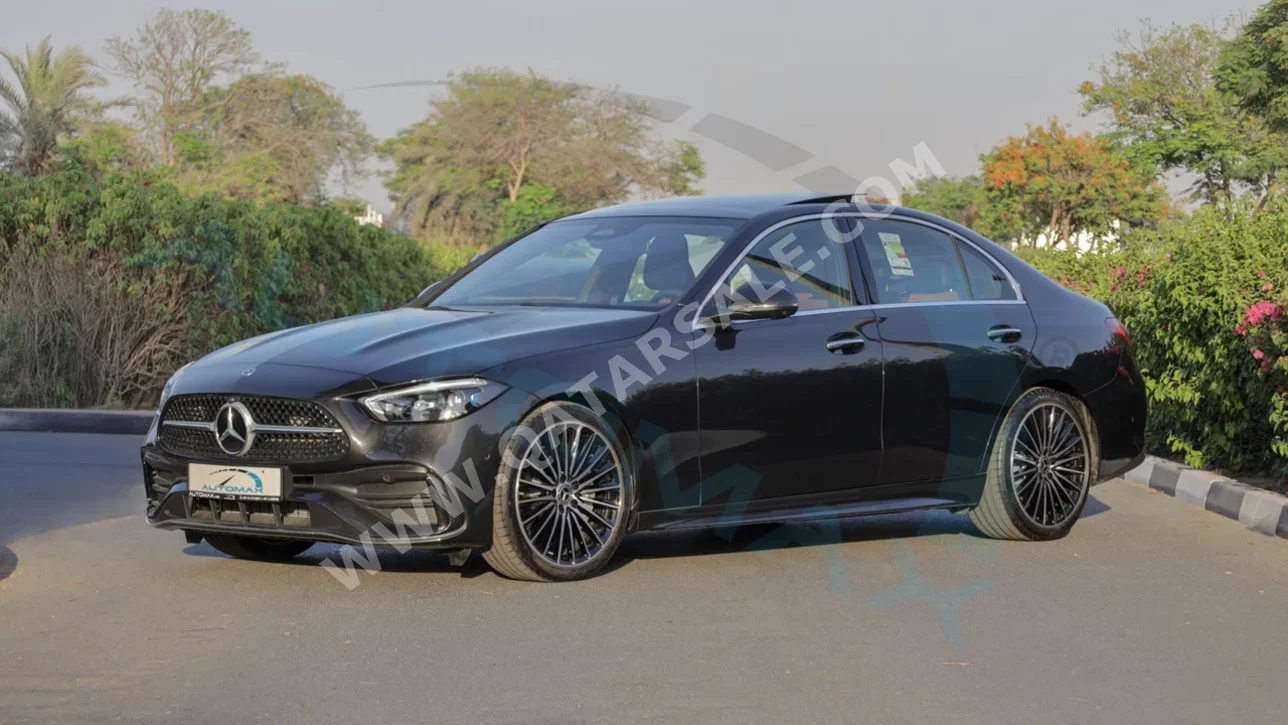 Mercedes-Benz  C-Class  200 AMG  2025  Automatic  17 Km  4 Cylinder  Rear Wheel Drive (RWD)  Sedan  Gray  With Warranty
