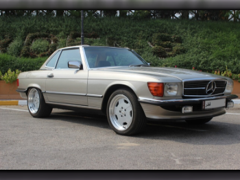 Mercedes-Benz  560 SL  1987  Automatic  80,000 Km  8 Cylinder  Rear Wheel Drive (RWD)  Coupe / Sport  Silver