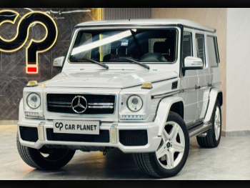 Mercedes-Benz  G-Class  63 AMG  2015  Automatic  87,000 Km  8 Cylinder  Four Wheel Drive (4WD)  SUV  Silver