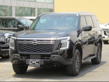 Nissan  Patrol  SE  2025  Automatic  20,000 Km  6 Cylinder  Four Wheel Drive (4WD)  SUV  Black  With Warranty