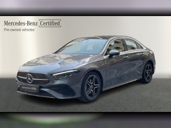 Mercedes-Benz  A-Class  200  2025  Automatic  3,000 Km  4 Cylinder  Front Wheel Drive (FWD)  Sedan  Gray  With Warranty