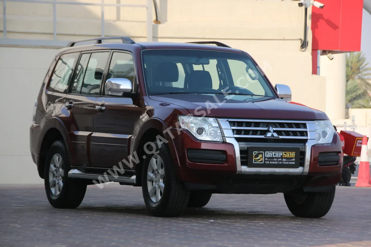 Mitsubishi  Pajero  GLS  2019  Automatic  163,000 Km  6 Cylinder  Four Wheel Drive (4WD)  SUV  Maroon