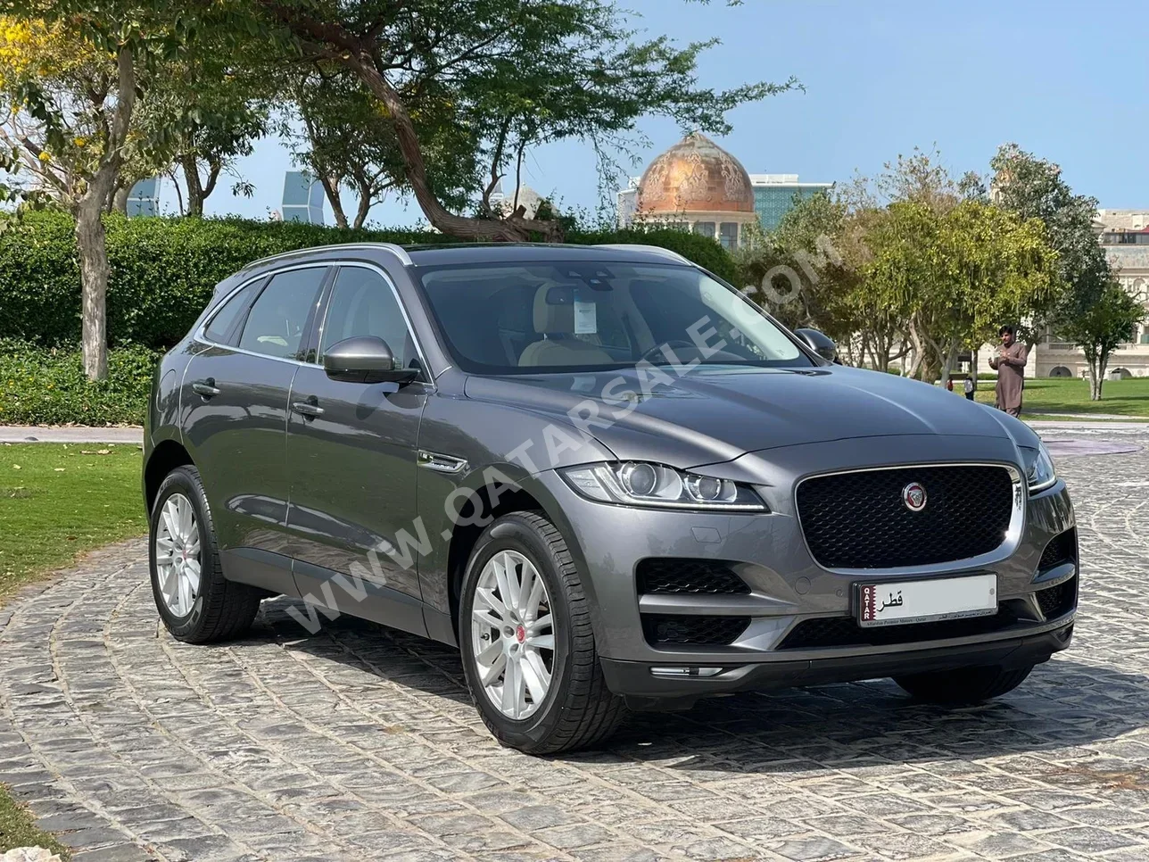 Jaguar  F-Pace  2018  Automatic  57,000 Km  4 Cylinder  Four Wheel Drive (4WD)  SUV  Gray