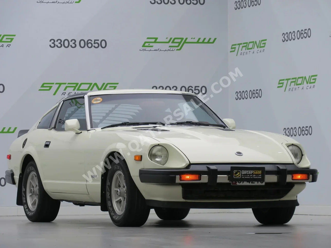 نيسان  زد  1980  عادي  124,000 كم  6 سلندر  دفع خلفي  كوبيه \ سبورت  أبيض