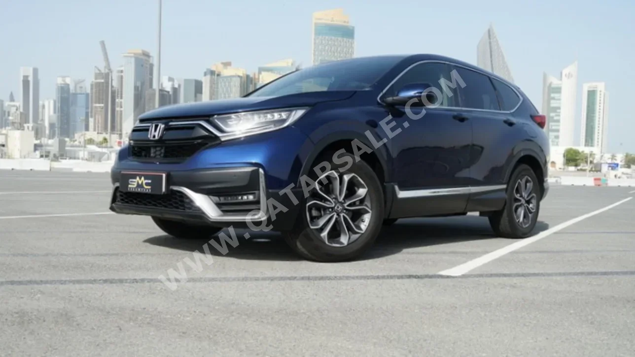 Honda  CRV  Touring  2022  Automatic  22,000 Km  4 Cylinder  All Wheel Drive (AWD)  SUV  Blue  With Warranty