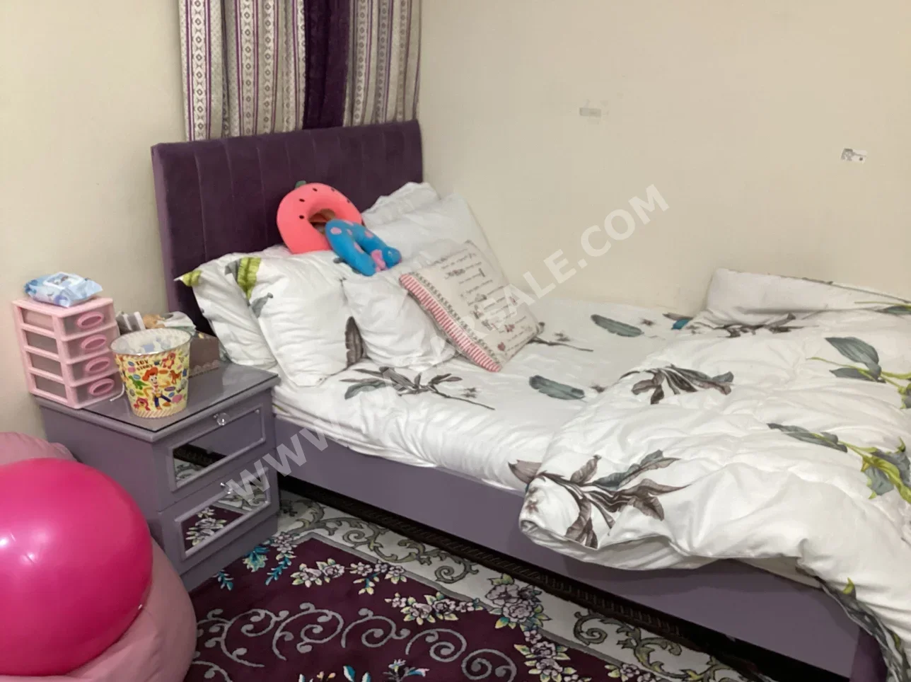 Bedroom Sets - 5 Pieces Set  - Purple
