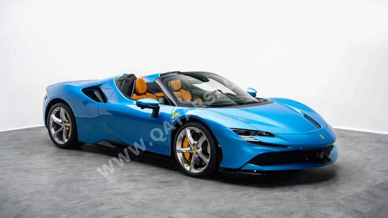 Ferrari  SF90 Spider  2022  Automatic  2,826 Km  8 Cylinder  Rear Wheel Drive (RWD)  Convertible  Blue