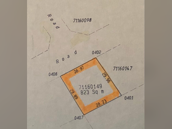 Lands For Sale in Umm Salal - Al Kharaitiyat -Area Size 823 Square Meter