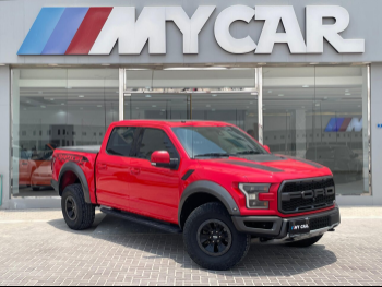 Ford  F  150 Raptor  2018  Automatic  157,000 Km  6 Cylinder  Four Wheel Drive (4WD)  Pick Up  Red  With Warranty