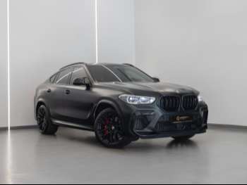 BMW  X-Series  X6 M Competition  2021  Automatic  40,000 Km  8 Cylinder  All Wheel Drive (AWD)  SUV  Black Matte  With Warranty