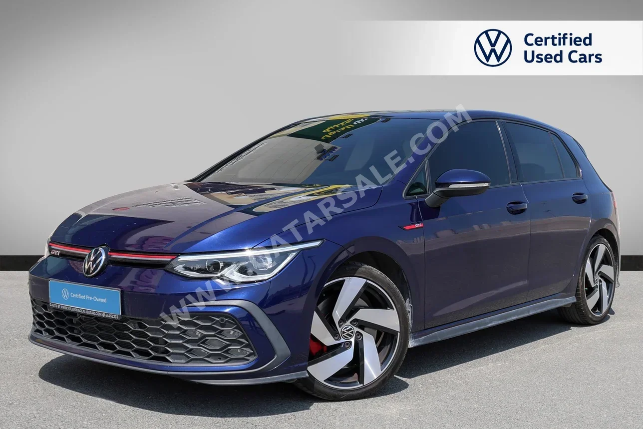 Volkswagen  Golf  GTI  2022  Automatic  60,500 Km  4 Cylinder  Front Wheel Drive (FWD)  Hatchback  Blue  With Warranty
