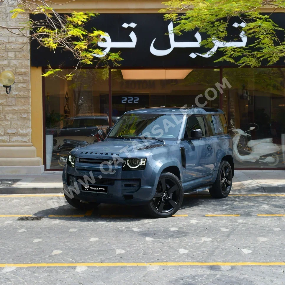 Land Rover  Defender  90 HSE  2022  Automatic  55,525 Km  6 Cylinder  Four Wheel Drive (4WD)  SUV  Blue  With Warranty