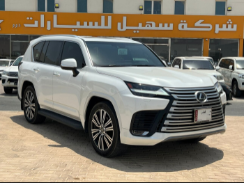 لكزس  ال اكس  600  2024  اوتوماتيك  17,000 كم  6 سلندر  دفع رباعي  اس يو في  أبيض  تحت الضمان
