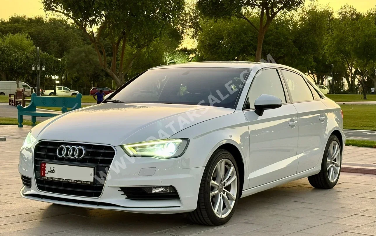 Audi  A3  30 TFSI  2016  Automatic  99,000 Km  6 Cylinder  Front Wheel Drive (FWD)  Sedan  White