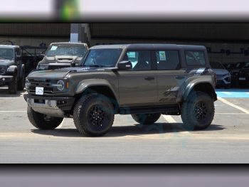 Ford  Bronco  Raptor  2025  Automatic  12 Km  6 Cylinder  Four Wheel Drive (4WD)  SUV  Gray  With Warranty
