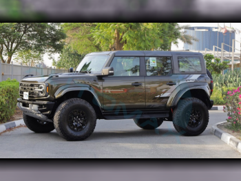 Ford  Bronco  Raptor  2025  Automatic  17 Km  6 Cylinder  Four Wheel Drive (4WD)  SUV  Dark Green  With Warranty