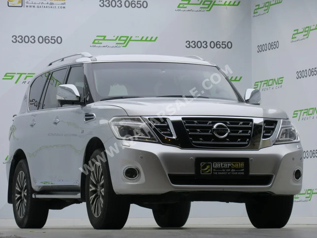 Nissan  Patrol  Platinum  2016  Automatic  161,000 Km  8 Cylinder  Four Wheel Drive (4WD)  SUV  Silver