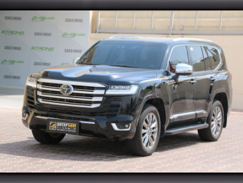 Toyota  Land Cruiser  VXR Twin Turbo  2023  Automatic  69,000 Km  6 Cylinder  Four Wheel Drive (4WD)  SUV  Black  With Warranty