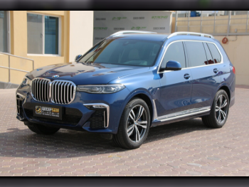 BMW  X-Series  X7 40i  2020  Automatic  30,000 Km  6 Cylinder  Four Wheel Drive (4WD)  SUV  Blue  With Warranty