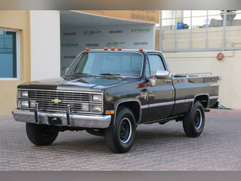Chevrolet  Silverado  1983  Manual  150,000 Km  8 Cylinder  Four Wheel Drive (4WD)  Pick Up  Black