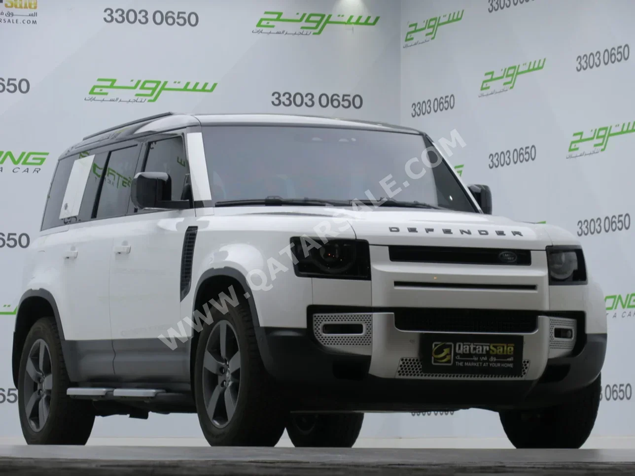 Land Rover  Defender  110 HSE  2024  Automatic  25,000 Km  6 Cylinder  Four Wheel Drive (4WD)  SUV  White  With Warranty