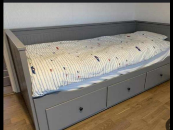 Kids Beds - Single Bed  - IKEA  - Gray