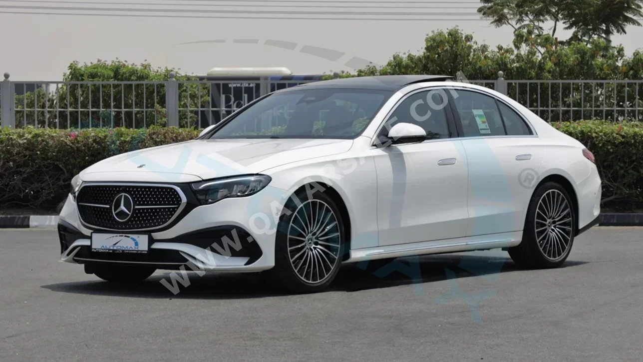 Mercedes-Benz  E-Class  200 AMG  2025  Automatic  15 Km  4 Cylinder  Rear Wheel Drive (RWD)  Sedan  White  With Warranty
