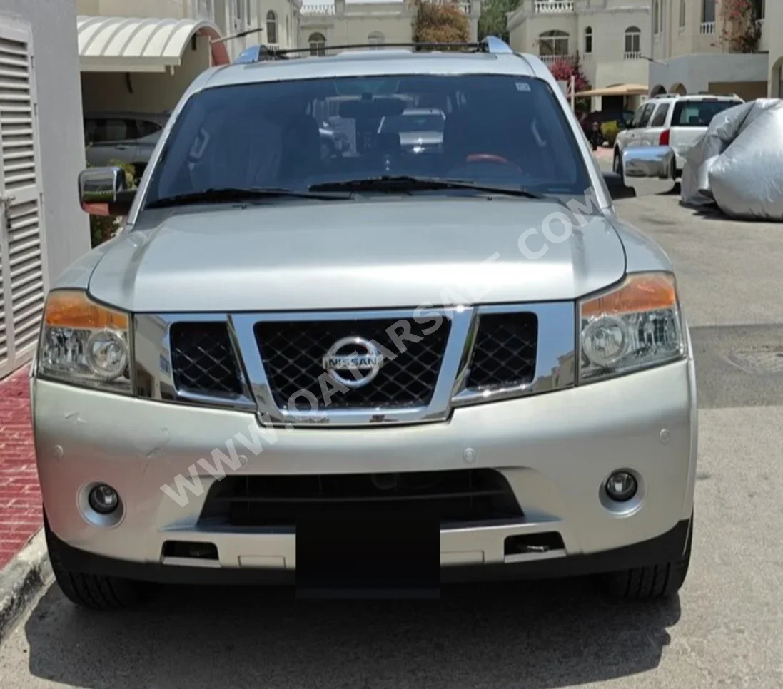 Nissan  Armada  LE  2015  Automatic  135,000 Km  8 Cylinder  Four Wheel Drive (4WD)  SUV  Silver