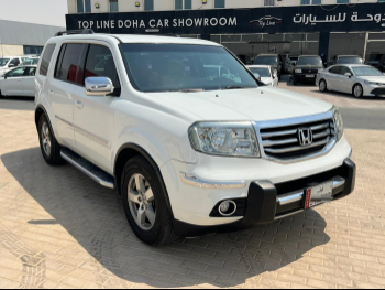 هوندا  بايلوت  2015  اوتوماتيك  166,000 كم  6 سلندر  دفع رباعي  اس يو في  أبيض