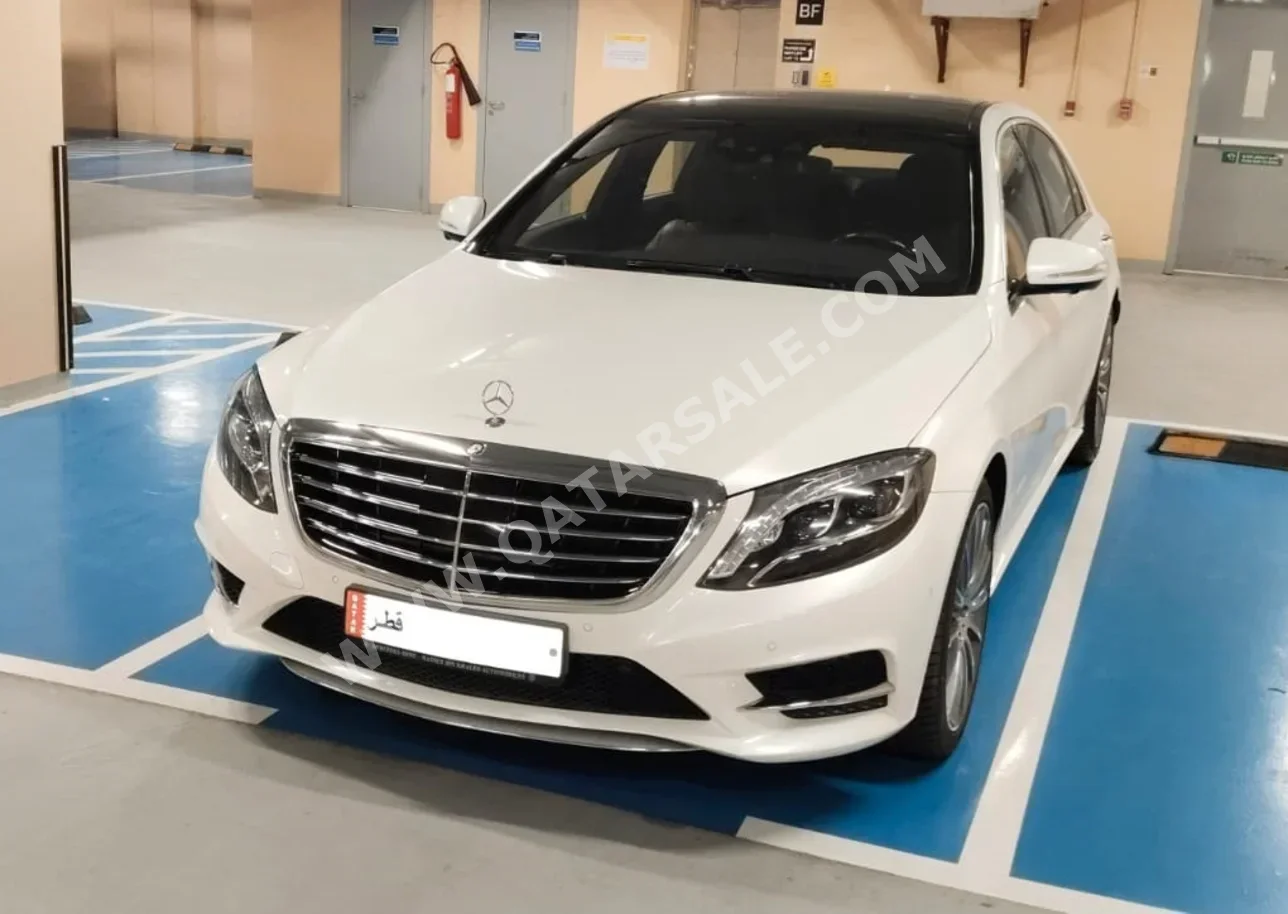 Mercedes-Benz  S-Class  500  2015  Automatic  37,000 Km  8 Cylinder  Rear Wheel Drive (RWD)  Sedan  White