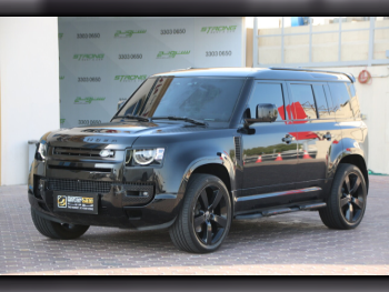 Land Rover  Defender  110 HSE  2023  Automatic  80,000 Km  6 Cylinder  Four Wheel Drive (4WD)  SUV  Black  With Warranty