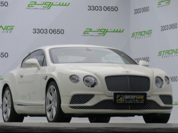 Bentley  Continental  GT  2016  Automatic  42,000 Km  12 Cylinder  All Wheel Drive (AWD)  Coupe / Sport  White